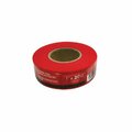Task Tools Tape Flagging 1inx200ft Red T59202